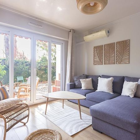 Beauvallon Plage - Magnifique T2 Avec Jardin, Proche Centre, Mer 昂蒂布 外观 照片