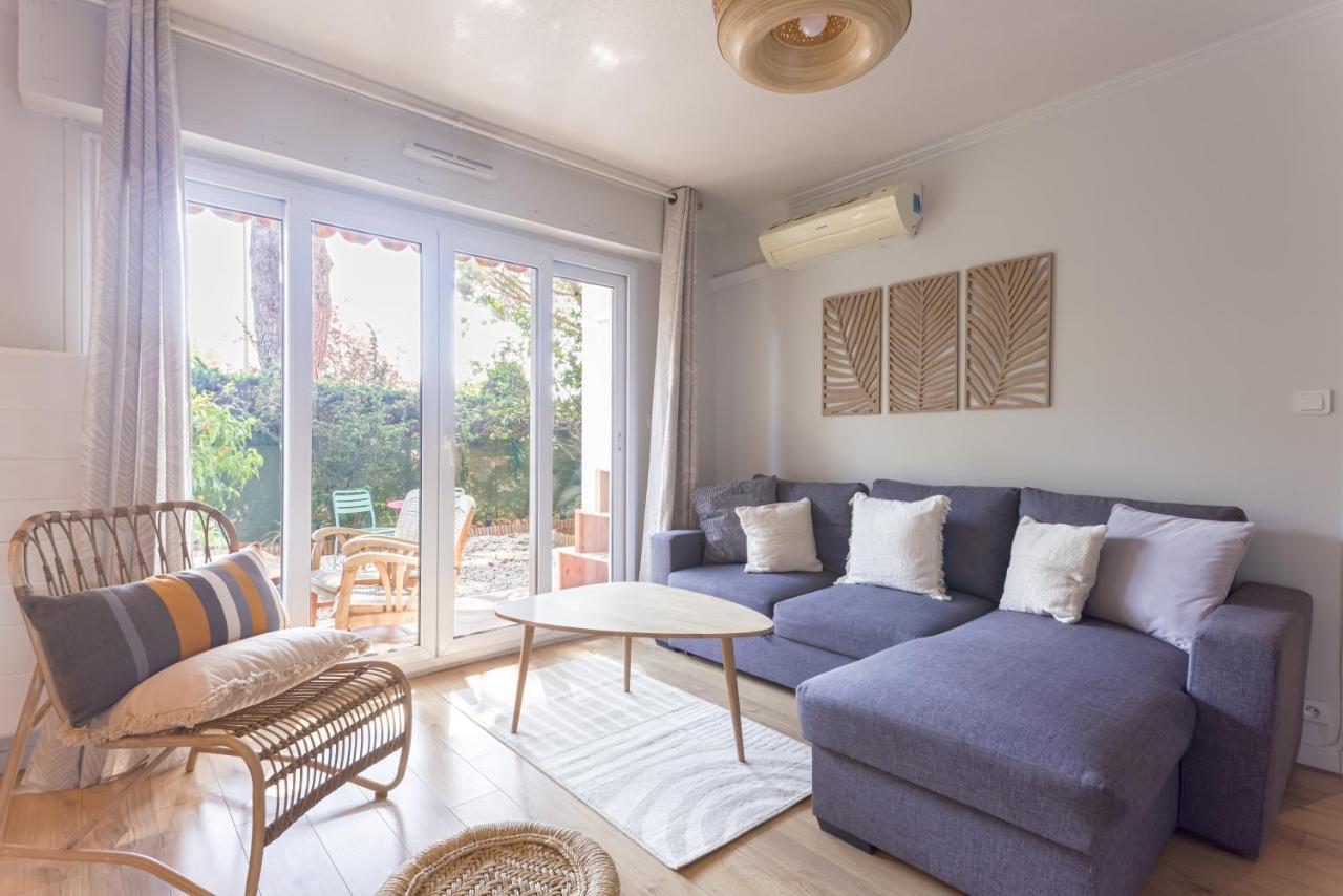 Beauvallon Plage - Magnifique T2 Avec Jardin, Proche Centre, Mer 昂蒂布 外观 照片